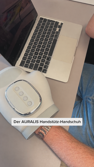 AURALIS Handmassage-Handschuh mit Wärme