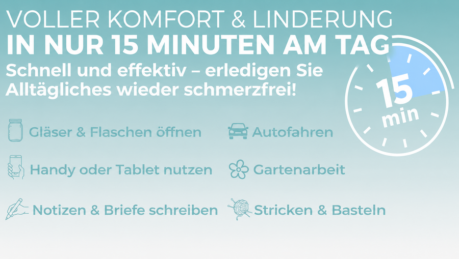 AURALIS Handmassage-Handschuh mit Wärme