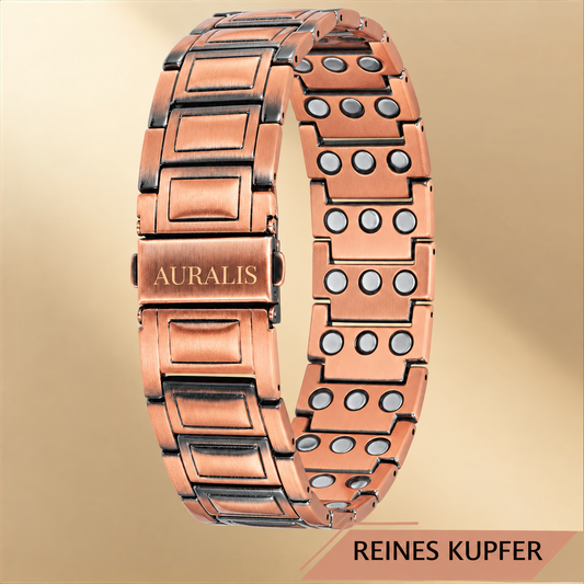 Magnetarmband aus Kupfer für Herren – Triple Power