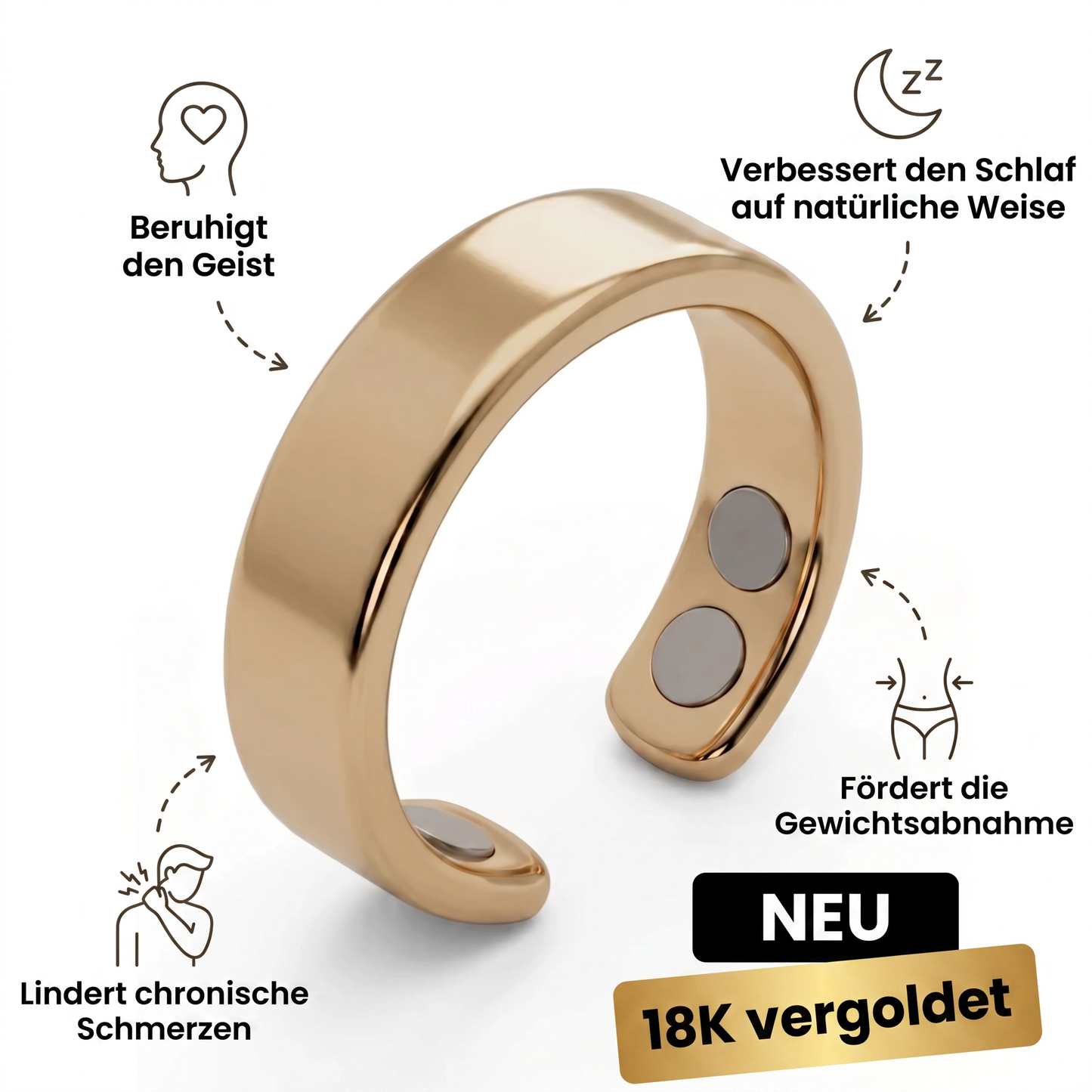Auralis™ • Der Magnetring für Ihre Cortisol-Balance
