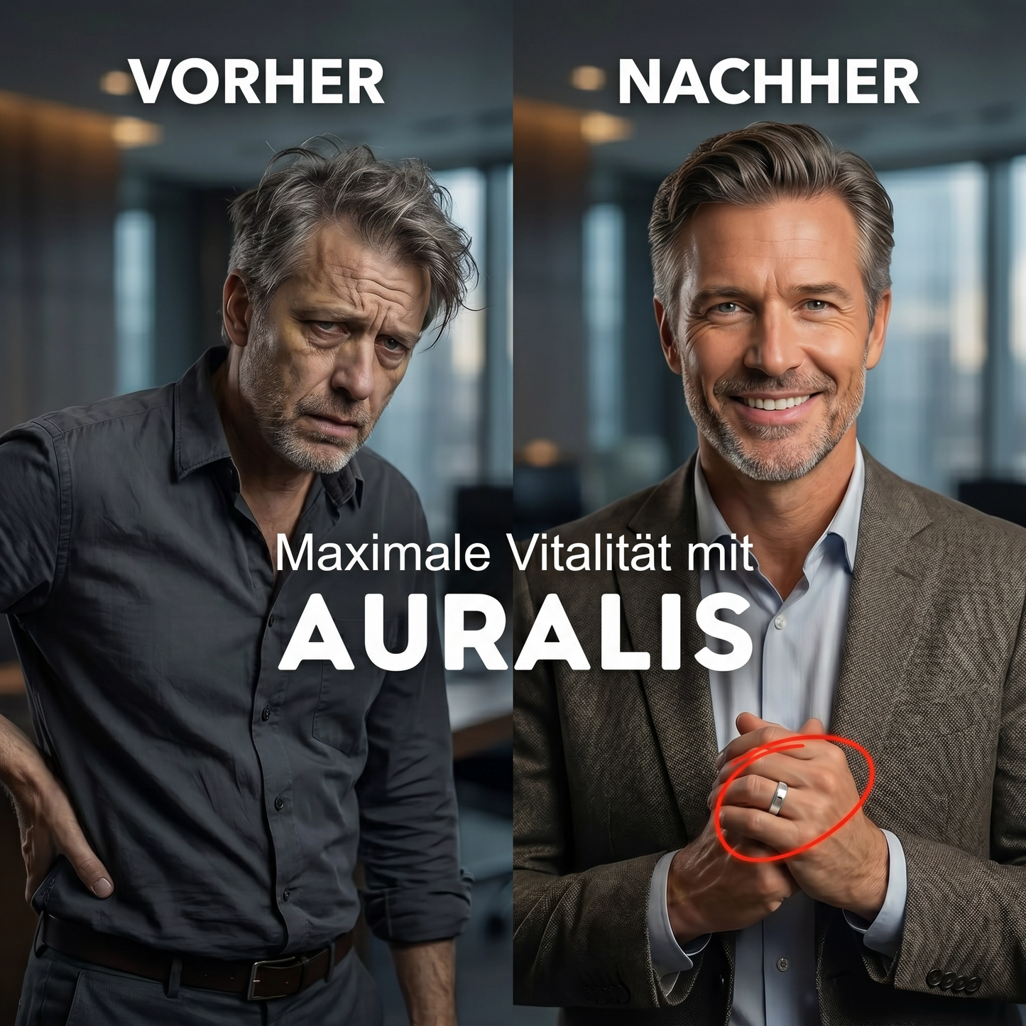 Auralis™ Ring der männlichen Vitalität