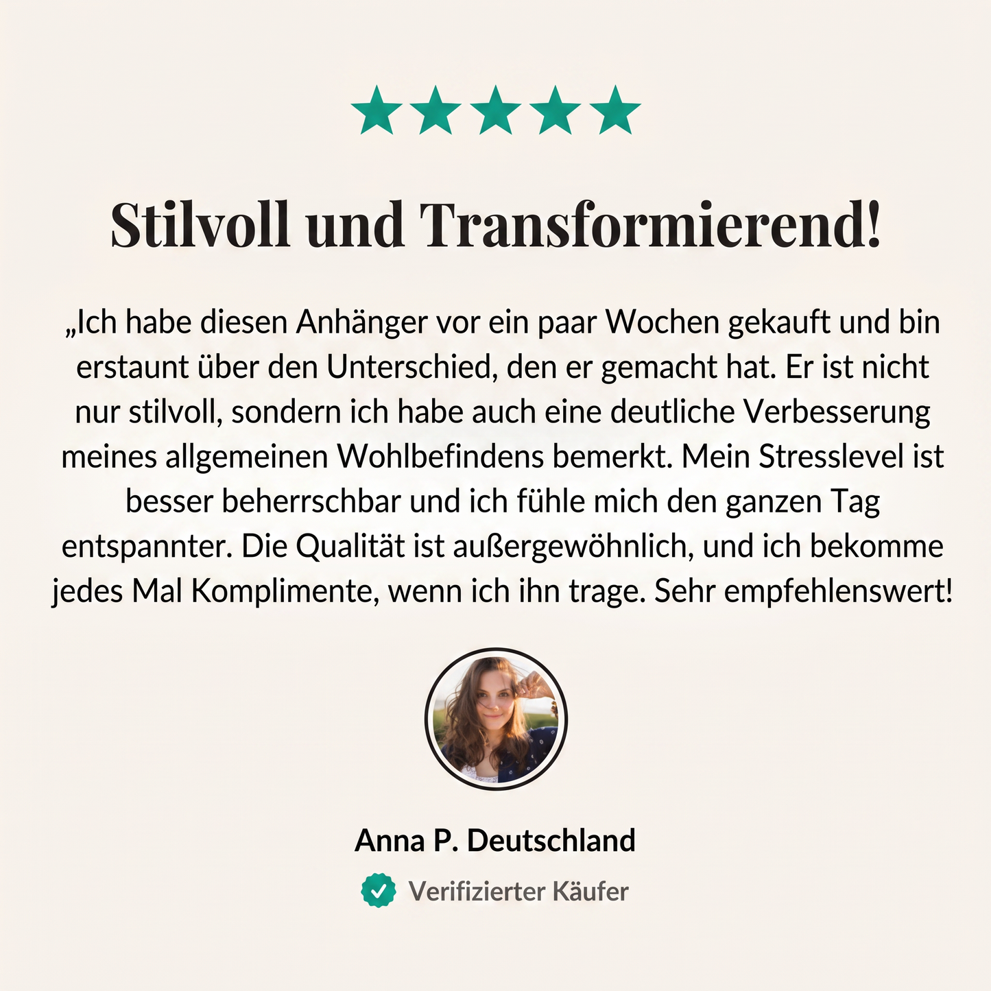 Auralis™ Kortisol-Killer Anhänger — Das Original