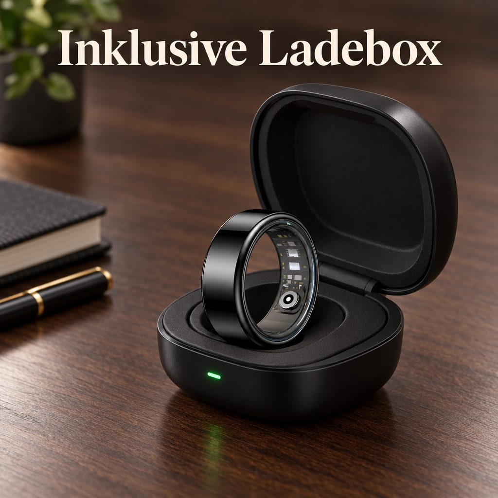 Smart Ring in der Ladebox