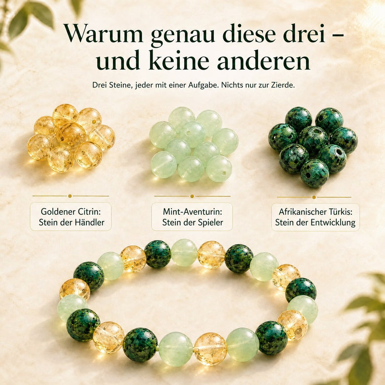 Warum genau diese drei Steine