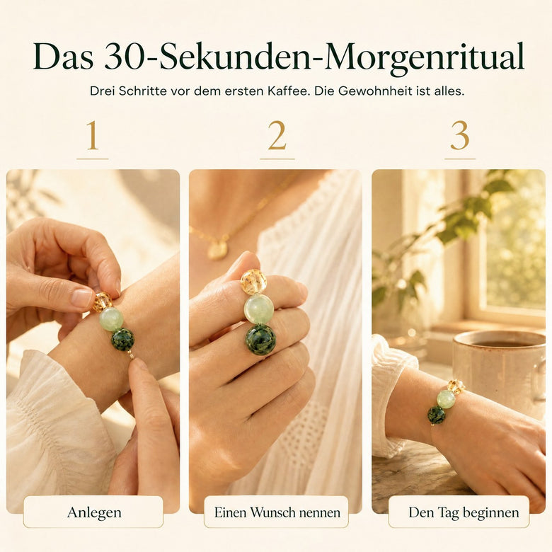 Das 30-Sekunden-Morgenritual in drei Schritten