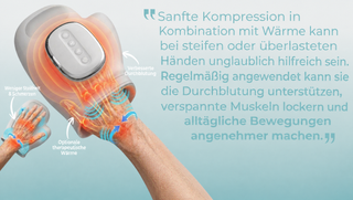 AURALIS Handmassage-Handschuh mit Wärme