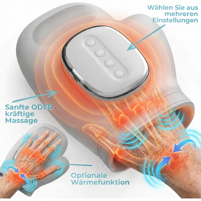 AURALIS Handmassage-Handschuh mit Wärme