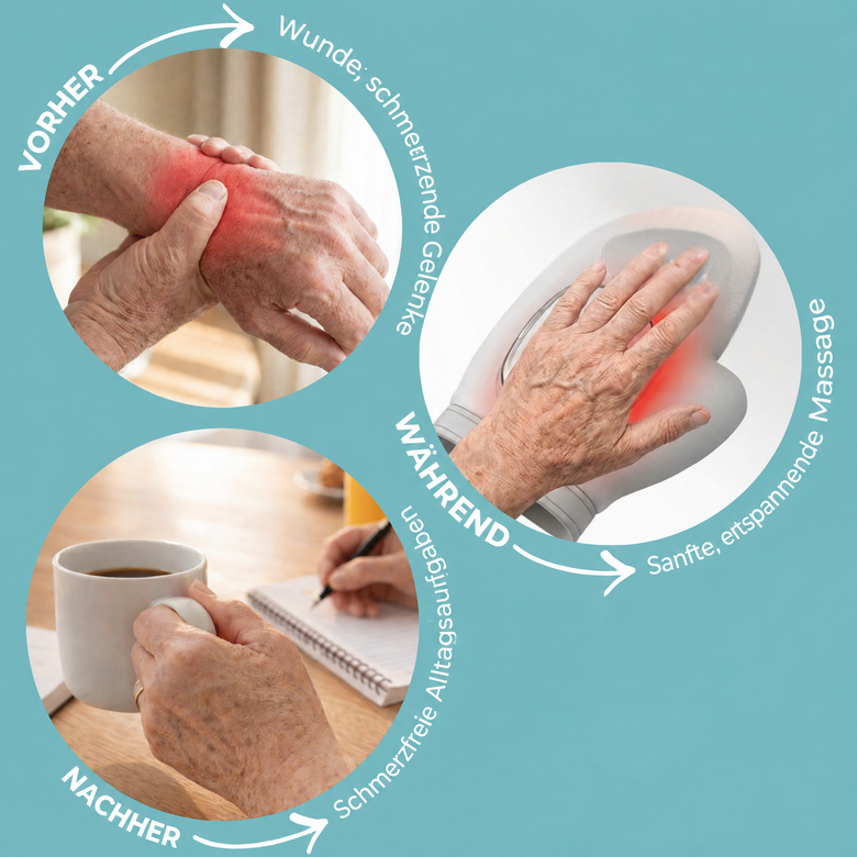 AURALIS Handmassage-Handschuh mit Wärme