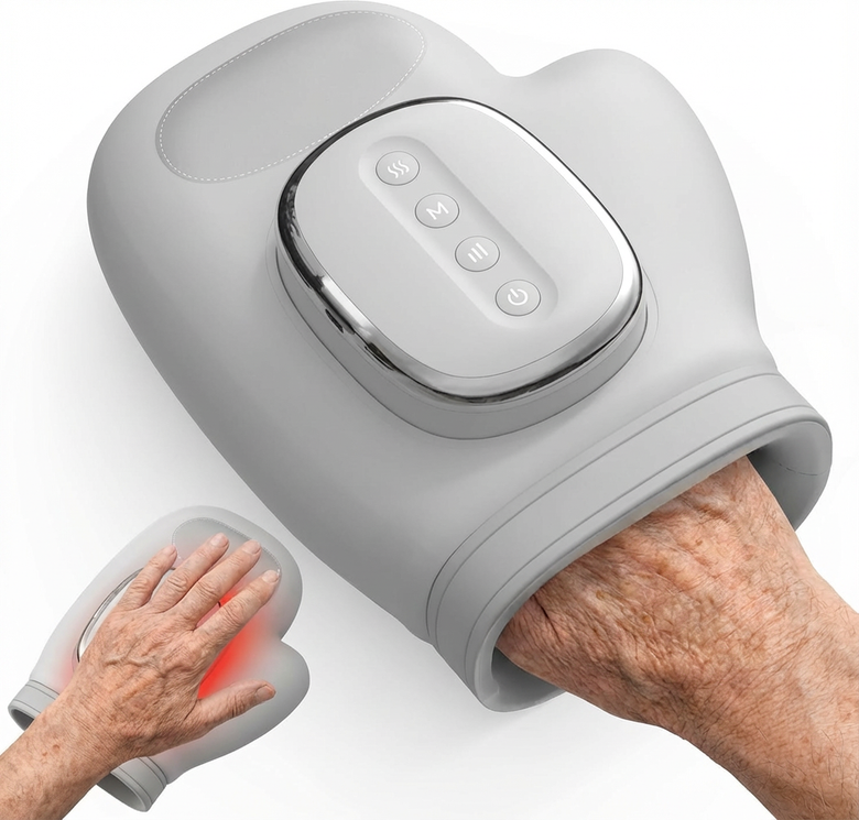 AURALIS Handmassage-Handschuh mit Wärme